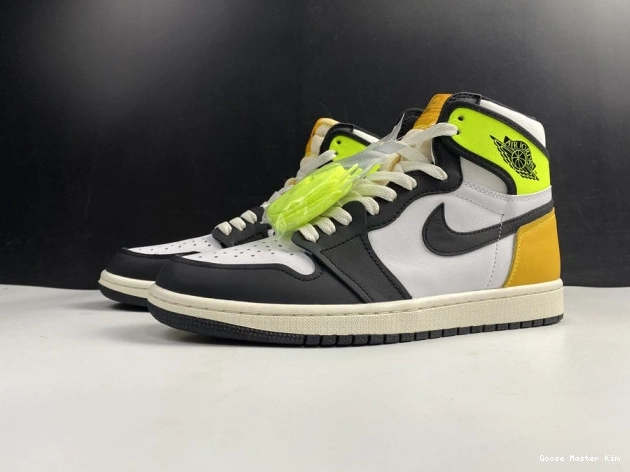 1 GOLD' JORDAN RETRO OG HIGH 'VOLT 555088-118 AIR 0708